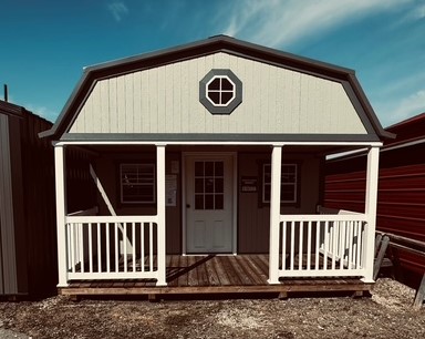 14x28 Painted Gambrel Cabin (ID#1231428PHC130)
