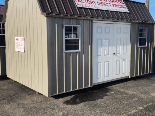 17659901575306251180771835668847 10x16 Metal Lofted Garden Shed