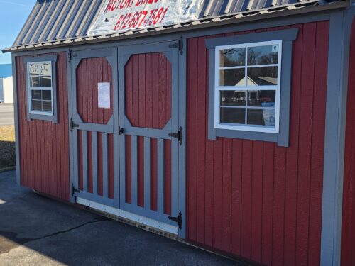 12x16 Painted Lofted Garden Shed (ID#1251216PLGS653)