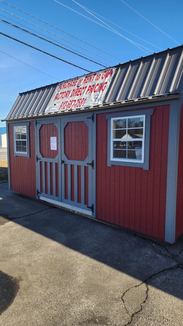 17659909745433547310099439473737 12x16 Painted Lofted Garden Shed