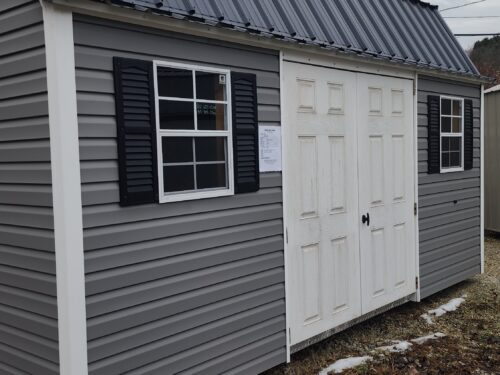 17660776236472042160705484832478 10x16 Vinyl Lofted Garden Shed (ID#10241016VLGS613)