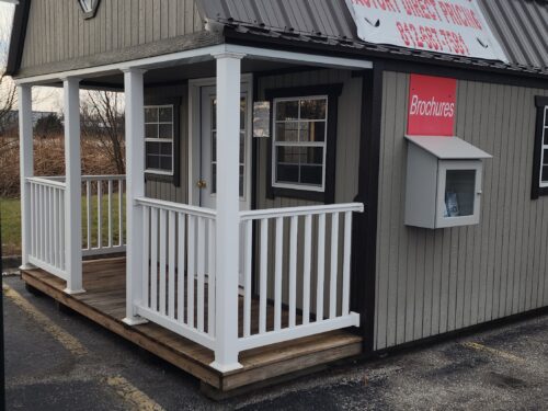 12x20 Painted Gambrel Cabin (ID#12211220PHC181)