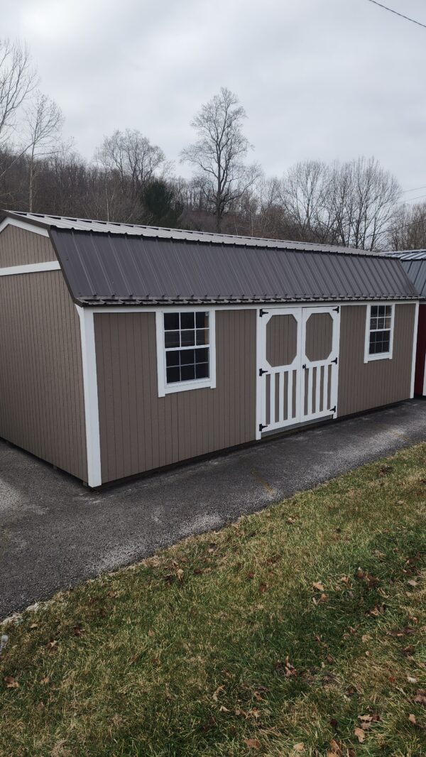 12x24 Painted Lofted Garden Shed
