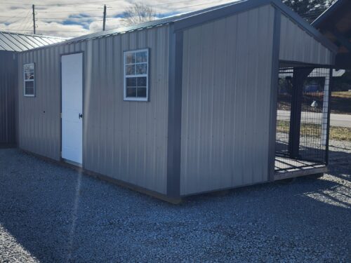 12x20 Metal 4 Dog Kennel (ID#2251220MD738)