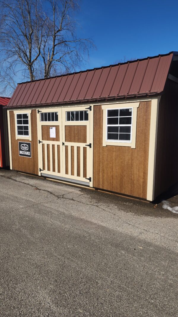 12x16 Painted Lofted Garden Shed