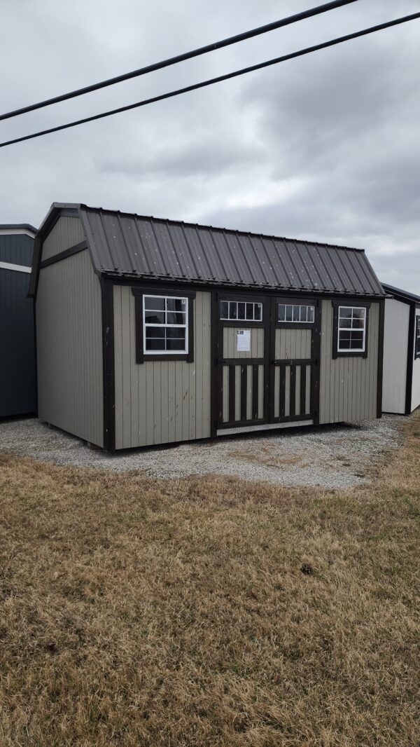 10x16 Painted Lofted Garden Shed