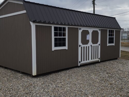 12x24 Painted Lofted Garden Shed