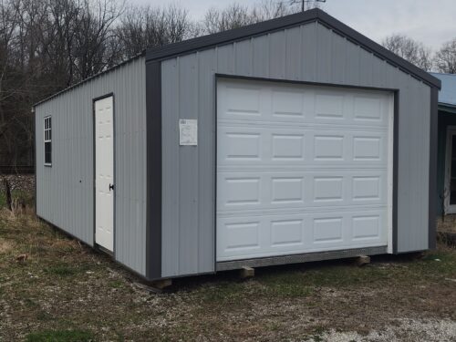 17738411630064641118100093719677 14x24 Metal Garage