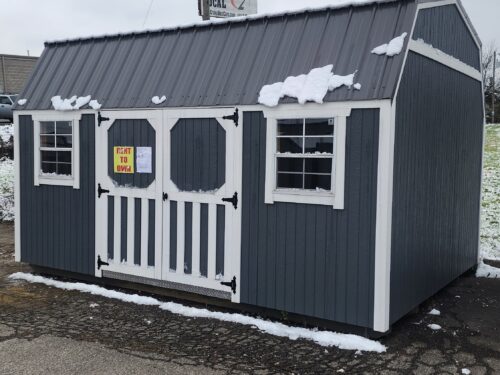 12x16 Painted Lofted Garden Shed