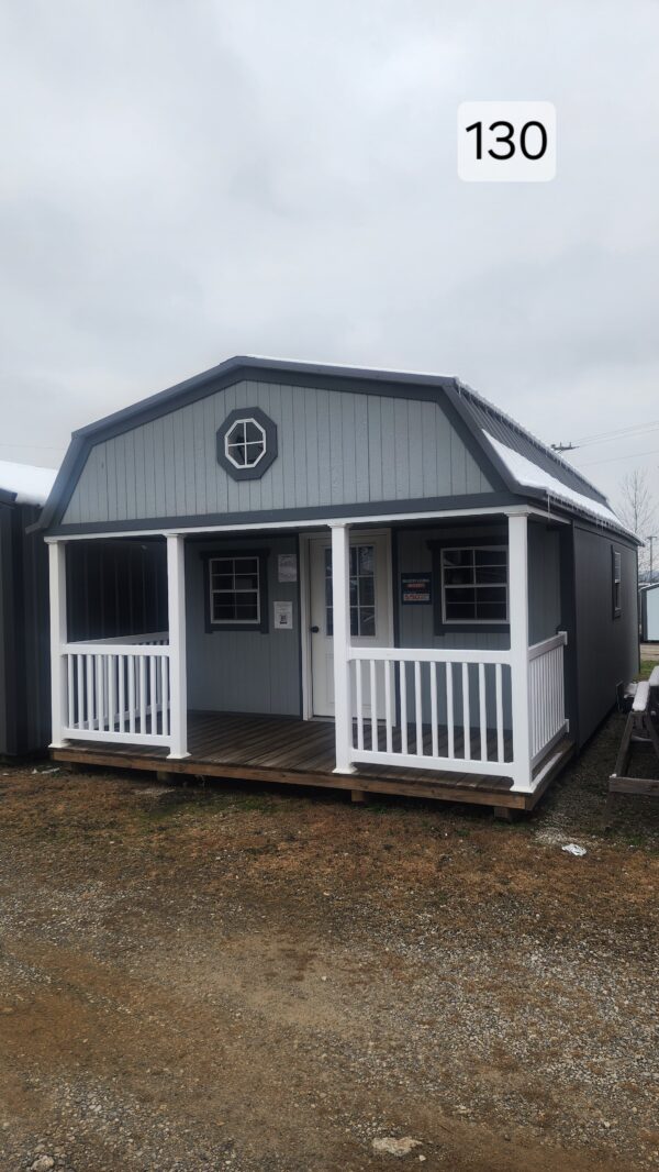 14x28 Painted Gambrel Cabin