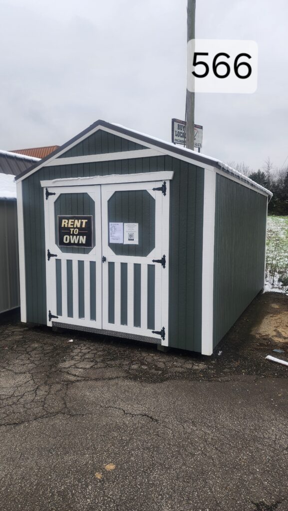 10x16 Painted Gable