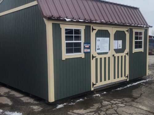 12x16 Painted Lofted Garden Shed