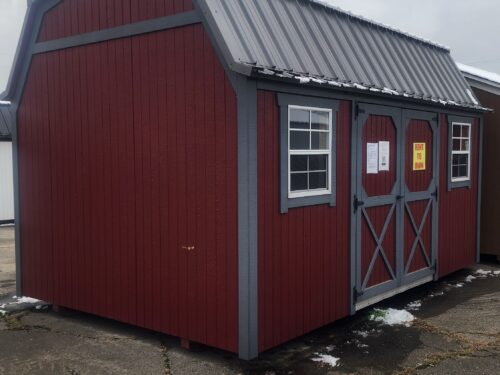 10x16 Painted Lofted Garden Shed