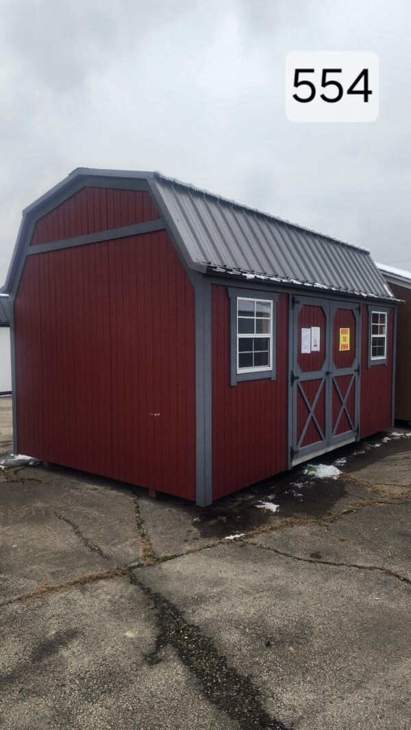 10x16 Painted Lofted Garden Shed