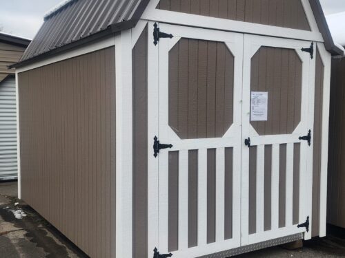 8x12 Painted Gambrel