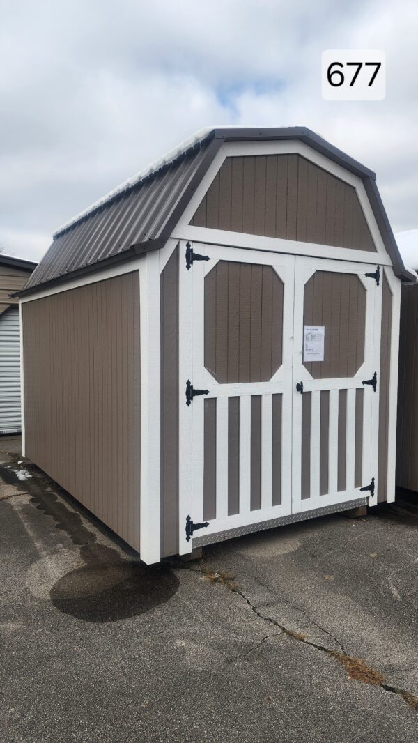 8x12 Painted Gambrel