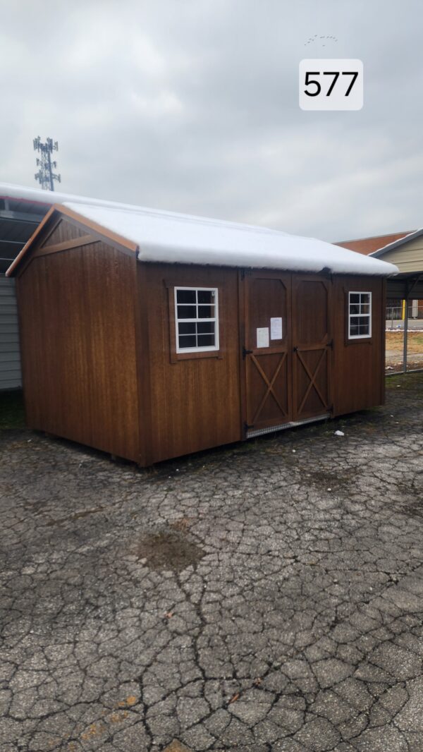 10x16 Painted Garden Shed