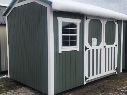 8x12 Painted Garden Shed