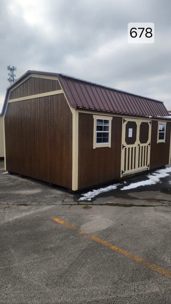 12x20 Painted Lofted Garden Shed