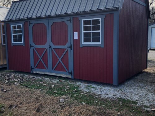 10x16 Painted Lofted Garden Shed