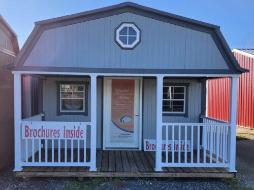 14x32 Painted Gambrel Cabin (ID#9211432HPC62)