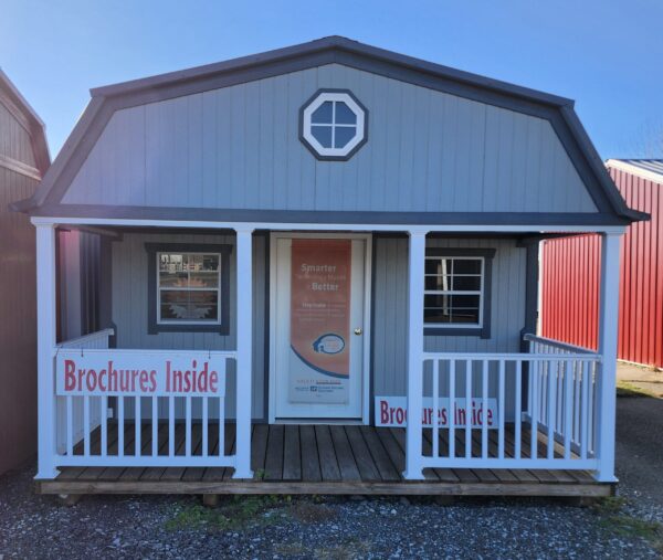 14x32 Painted Gambrel Cabin (ID#9211432HPC62)