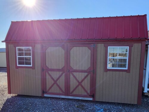 10x16 Painted Lofted Garden Shed (ID#2241016PLGS490)