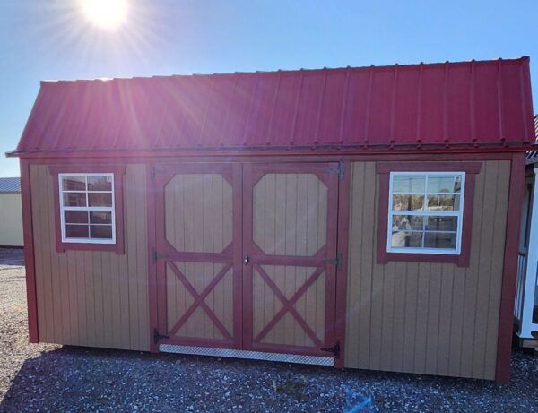 10x16 Painted Lofted Garden Shed (ID#2241016PLGS490)