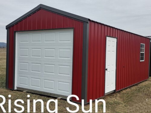 12x24 Metal Garage (ID#1241224MG387)