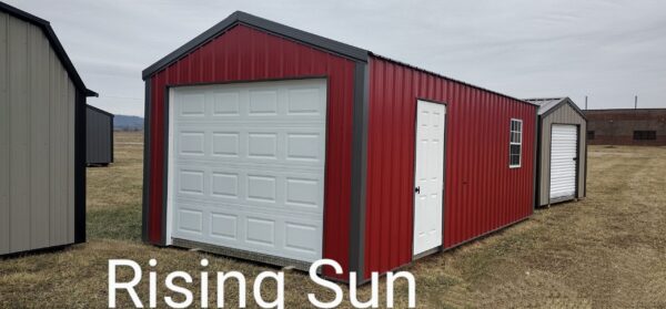 12x24 Metal Garage (ID#1241224MG387)