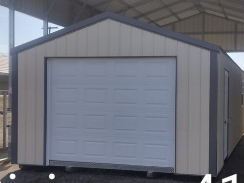 14x32 Metal Garage (ID#2241432MG412)