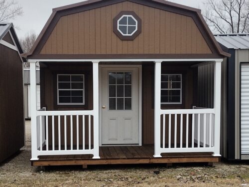12x24 Painted Gambrel Cabin (ID#2241224PHC414)