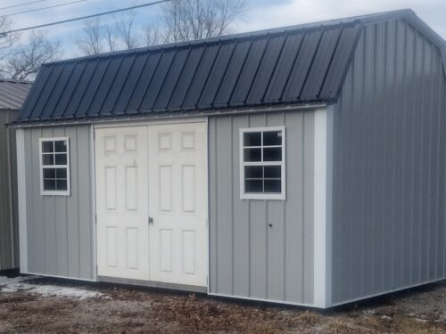 10x16 Metal Lofted Garden Shed (ID#2241016MLGS503)