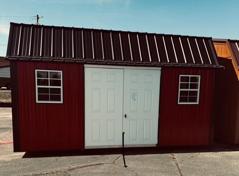 10x16 Metal Lofted Garden Shed (ID#6241016MLGS528)