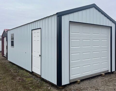 12x24 Metal Garage (ID#8241224MG591)