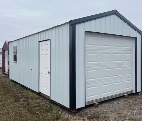 12x24 Metal Garage (ID#8241224MG591)