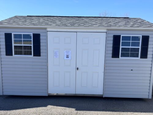 10x16 Vinyl Garden Shed (ID#9241016VGS598)