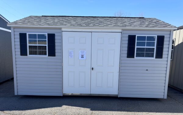 10x16 Vinyl Garden Shed (ID#9241016VGS598)