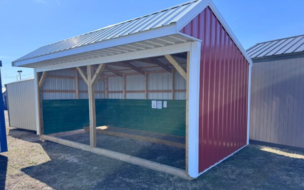 10+2x20 Open Horse Shelter (ID#9241020(+2)OHS603)