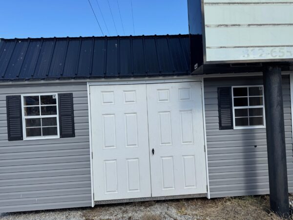 10x16 Vinyl Lofted Garden Shed (ID#10241016VLGS613)