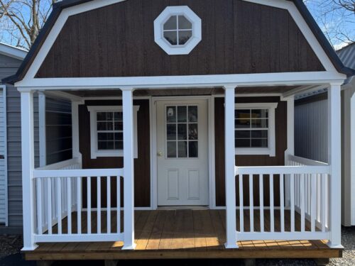 12x24 Painted Gambrel Cabin (ID#10241224PHC619)