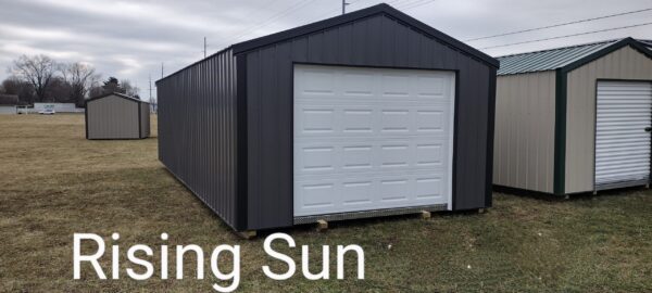 14x32 Metal Garage (ID#12241432MG640)