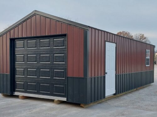 14x28 Metal Garage (ID#12241428MG655)