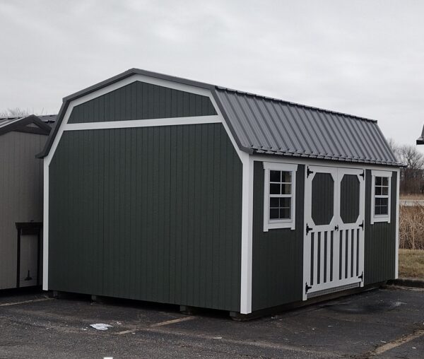 12x16 Painted Lofted Garden Shed (ID#1251216PLGS658)