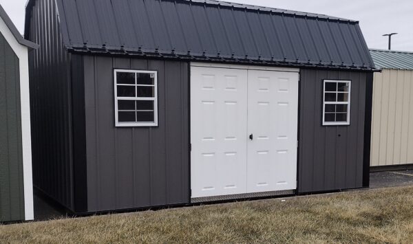 10x16 Metal Lofted Garden Shed (ID#12241016MLGS669)