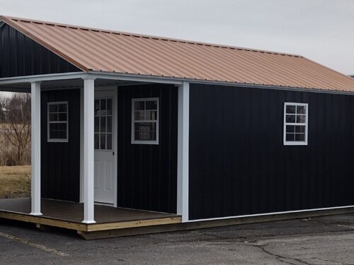 14x24 Metal Gable Cabin (ID#2251424MAC734)