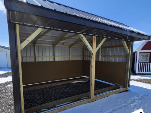 12x16 Open Horse Shelter (ID#32512+216OHS756)