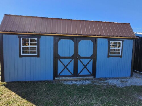 12x20 Painted Lofted Garden Shed (ID#2241220PLGS491)