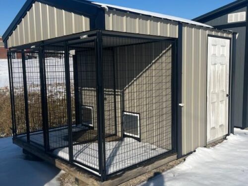 IMG_0141 10x12 Metal 2-Dog Kennel (ID#3231012DG320)