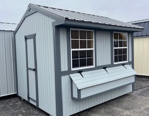 2 - 8x10 Coop Gray Sides